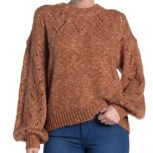 Madewell Chunky Open Knit Sweater Small